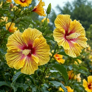 Гибискус Свит Соната купить по цене от 249р. в интернет-магазине «Посадика» с доставкой почтой в в Новая Ляляе и по всей России – [изображение №1].