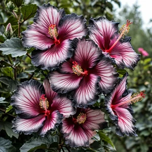 Гибискус садовый Самер Бридж купить по цене от 306р. в интернет-магазине «Посадика» с доставкой почтой в в Новая Ляляе и по всей России – [изображение №1].